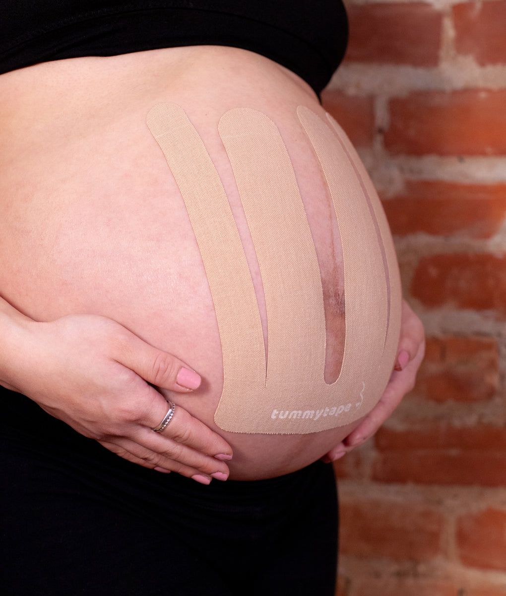 Pregnancy Belly Taping 