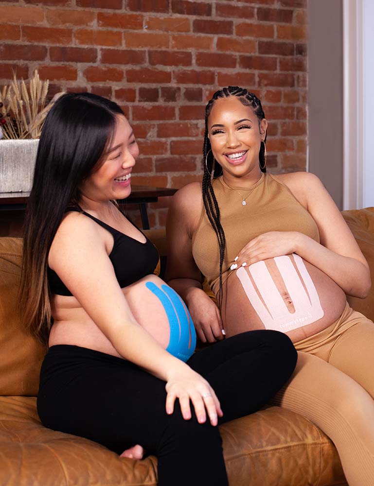 Tummy tape application steps