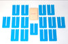 15 strips of blue tummytape kinesiology tape for pregnancy